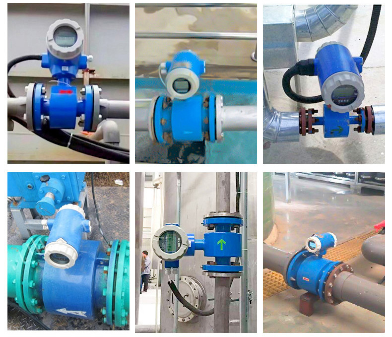 濃水流量計現場安裝使用圖