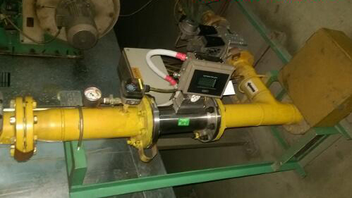 DN250氣體渦輪流量計現場安裝使用圖